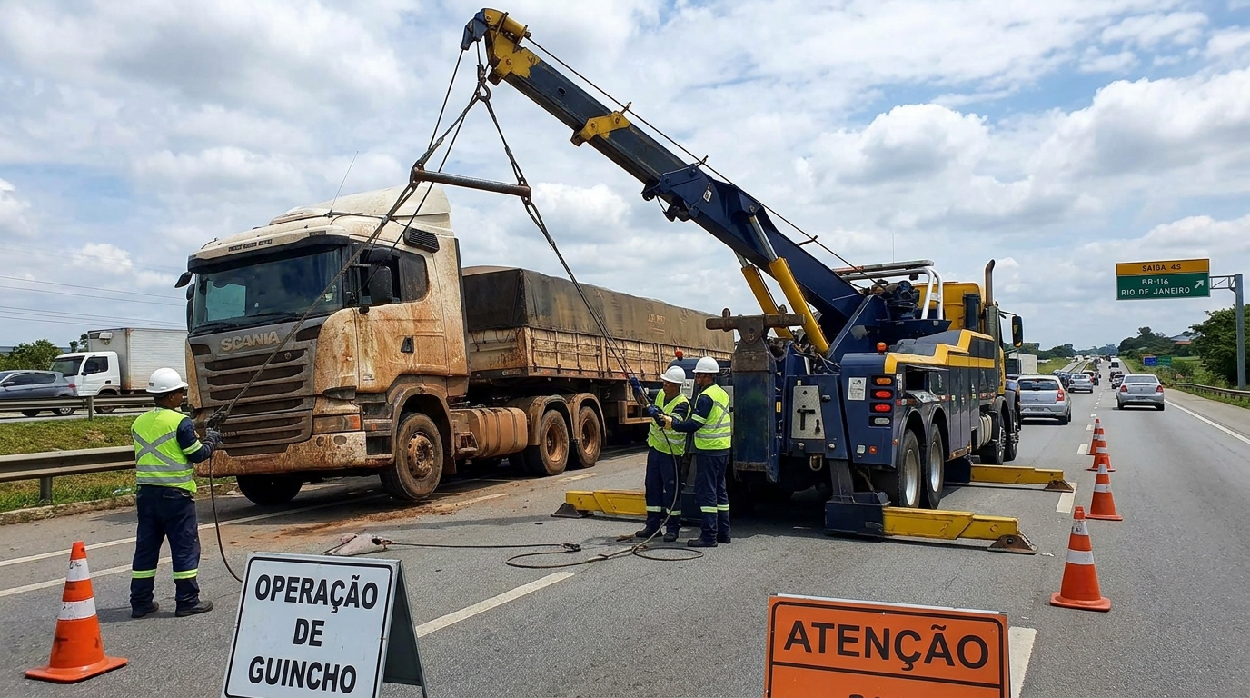 Reboque de Caminhão Baú em Belo Horizonte‑MG